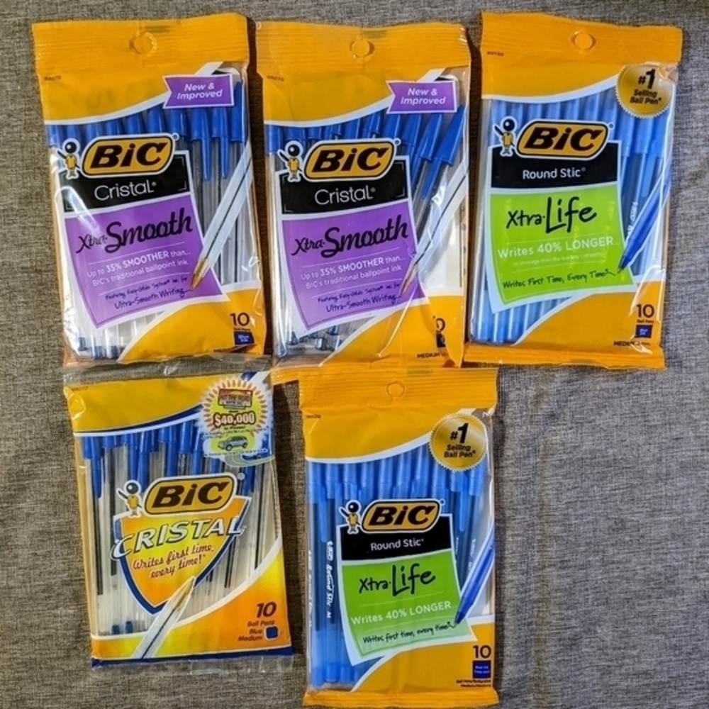 NEW‎ Bic blue ballpoint pens